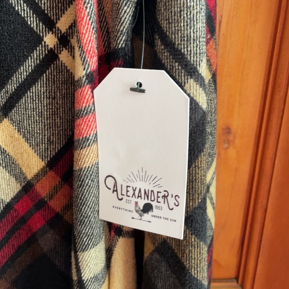 NWT JODIFL dark plaid dress small - Picture 3 of 5